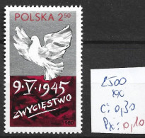 POLOGNE 2500 ** Côte 0.30 € - Ungebraucht