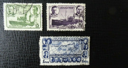 Sowjetunion Mi 741-744 , Sc 772-775 , Polardrift , Gestempelt , Unvollständig/Incomplete - Used Stamps