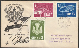 GHANA Lettre ACCRA 1961 - Ghana (1957-...)