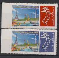 NOUVELLE-CALEDONIE - 2018 - N°YT. 1350 à 1351 - Salon Paris - Neuf Luxe ** / MNH / Postfrisch - Neufs