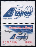 Romania 2004, Scott 4645, MNH, With Label, Tarom, Romanian Air Transport - Ongebruikt