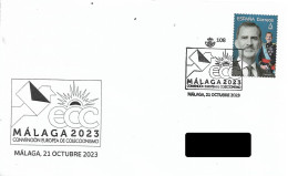 SPAIN. POSTMARK. EUROPEAN COLLECTING CONVENTION. MALAGA. 2023 - Otros & Sin Clasificación