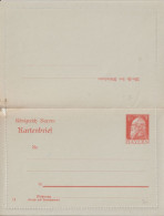 BAYERN - 1911 - LIVRAISON GRATUITE MONDE ENTIER A PARTIR De 5 EUR D'ACHAT ! CARTE-LETTRE ENTIER - Postal  Stationery