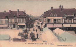 LA LOUPE-rue De La Gare (colorisée) - La Loupe