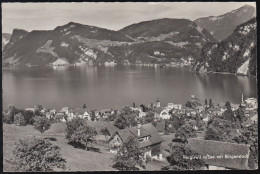 Schweiz - 6052 Hergiswil Am See Mit Bürgenstock - Alte Ortsansicht Mit Kirche - Nice Stamp - Hergiswil