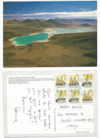 Green Laguna Verde In Chile - Andes Chilenas - Pcard 27mar2000 With Booklet Pairs - Otros & Sin Clasificación