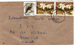 ZAMBIA, Letter, Western Bronze - Naped Pigeon     /    ZAMBIE, Lettre, Pigeon - Pigeons & Columbiformes