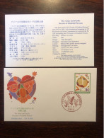 JAPAN FDC COVER 2002 YEAR DISABLED PEOPLE HEALTH MEDICINE STAMPS - FDC