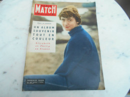 Ancien Paris Match N° 420 1957  Elisabeth Et Philip En France Françoise Sagan - Informaciones Generales