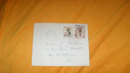 ENVELOPPE ANCIENNE DE 1962../ CACHETS MONACO VILLEPOUR ISSY LES MOULINEAUX..+ TIMBRES X2 - Briefe U. Dokumente