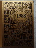 Petit Calendrier Poche 1988 Mon Libraire - Tamaño Pequeño : 1981-90