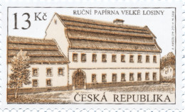 807 Czech Republic Handmade Paper Mill In Velke Losiny 2014 Groß Ullersdorf - Factories & Industries