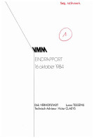Vlaamse Media Maatschappij Eindrapport 16 Oktober 1984 (VMM) - Cine & Televisión