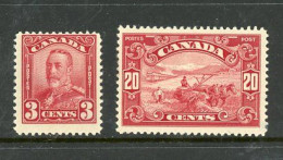 Canada MH 1928-29 King George V "Scroll Issue" - Neufs