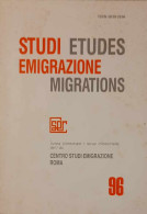 Etudes Migrations. Studi Emigrazione - Sociologie