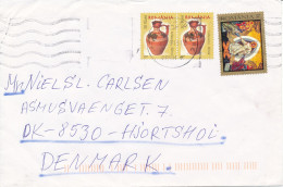 Romania Cover Sent To Denmark 22-9-2010 With Topic Stamps - Brieven En Documenten