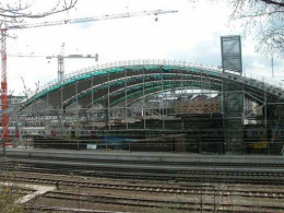 Het Station Te Leuven In Aanbouw - Otros & Sin Clasificación