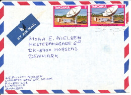 Tanzania Air Mail Cover Sent To Denmark1980 - Tanzania (1964-...)