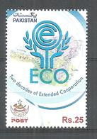 PAKISTAN STAMP 2013 ECONOMIC COOPERATION ORGANIZATION MNH - Pakistan
