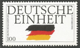 446 Germany 100pf German Reunification Allemande Drapeau Flag MNH ** Neuf SC (GEF-398) - Briefmarken