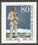 446 Germany Karl May Ecrivain Writer Native American Winnetou Indien MNH ** Neuf SC (GEF-362b) - Indios Americanas