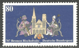 446 Germany Cathédrale Breme Bremen Cathedral Dom MNH ** Neuf SC (GEF-368) - Iglesias Y Catedrales