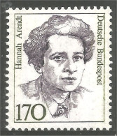 446 Germany Hannah Arendt MNH ** Neuf SC (GEF-353) - Donne Celebri