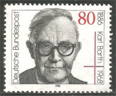 446 Germany Karl Barth Théologien Protestant MNH ** Neuf SC (GEF-335b) - Cristianismo