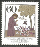 446 Germany Saint François Assise Francis Assisis Oiseau Bird Vogel MNH ** Neuf SC (GEF-309) - Cristianismo