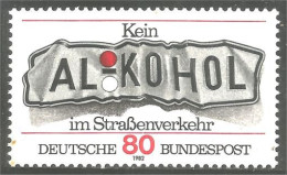 446 Germany Alcool Alcohol Alkohol MNH ** Neuf SC (GEF-305) - Incidenti E Sicurezza Stradale