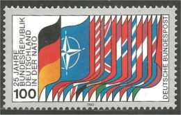 446 Germany Drapeaux OTAN NATO Flags MNH ** Neuf SC (GEF-285) - Francobolli