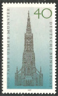 446 Germany Cathédrale Ulm Cathedral MNH ** Neuf SC (GEF-262b) - Iglesias Y Catedrales