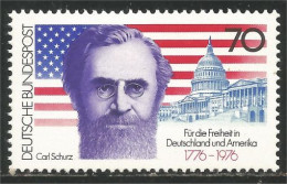446 Germany American Bicentenial Flag Drapeau MNH ** Neuf SC (GEF-251b) - Stamps