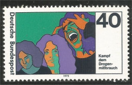 446 Germany Drug Addiction Drogues MNH ** Neuf SC (GEF-241) - Drogue