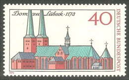 446 Germany Cathédrale Lubeck Cathedral MNH ** Neuf SC (GEF-206) - Iglesias Y Catedrales
