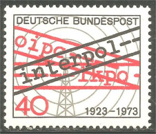 446 Germany Interpol Police MNH ** Neuf SC (GEF-196c) - Autres & Non Classés