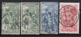 Suisse   .  Yvert  .    86/88   .        O        .    Oblitéré - Used Stamps