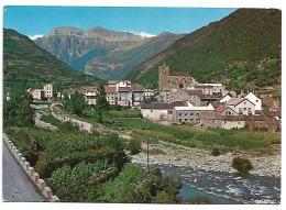 VISTA GENERAL Y RIO ARA, AL FONDO MONDARRUEGO.- ALTO PIRINEO DE ARAGON.- .- BROTO / HUESCA.- ( ESPAÑA ) - Huesca