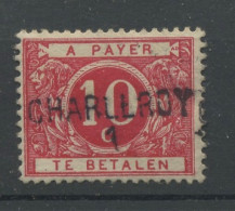 TX13.A *  10c Surch CHARLKEROY   Cote 30-€  Infime Trace De  Charnière  Spoor Van Een Klein Plakker  Zeer Fris - Briefmarken