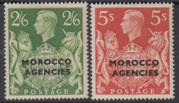 Maroc - Bureaux Anglais - Tous Bureaux N° 54 Et 55 * * - Postämter In Marokko/Tanger (...-1958)