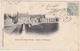 50 - Saint-Pierre-Eglise (Manche) - Maison De L'Espérance / Carte Précurseur- 1905 - Saint Pierre Eglise