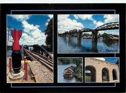 Thailande - Kanchanaburi - Bridge Over The River Kwai, War Cemetery - Multivues - Carte Neuve - Thailand - CPM - Voir Sc - Tailandia