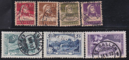 Suisse   .  Yvert  .    138/144     .        O        .    Oblitéré - Used Stamps