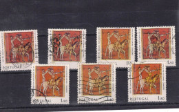 Portugal. Conjunto De 7 Sellos Usados Del Tema Europa Con Fosforo - Used Stamps