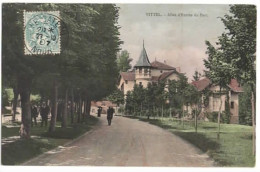 VITTEL - Allée D'Entrée Du Parc - (23 OCTOBRE 1907) - - Vittel