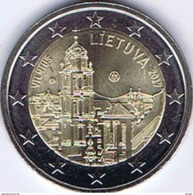 Lithuania 2 Euro 2017 UNC < VILNIUS > - Lituanie