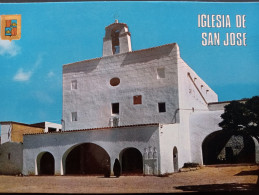 Ibiza, Iglesia De San José (Baleares) CP Sín Circular. Escudo De Oro - Ibiza