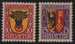 Suisse   .  Yvert  .    168/169      .        *        .      Neuf Avec Gomme - Unused Stamps