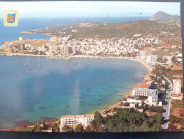 Ibiza, San Antonio Abad (Baleares) CP Circulada. Escudo De Oro - Ibiza