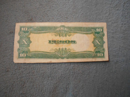 Ancien Billet De Banque  Japon Philippines  10 Pesos  1943. - Filippijnen